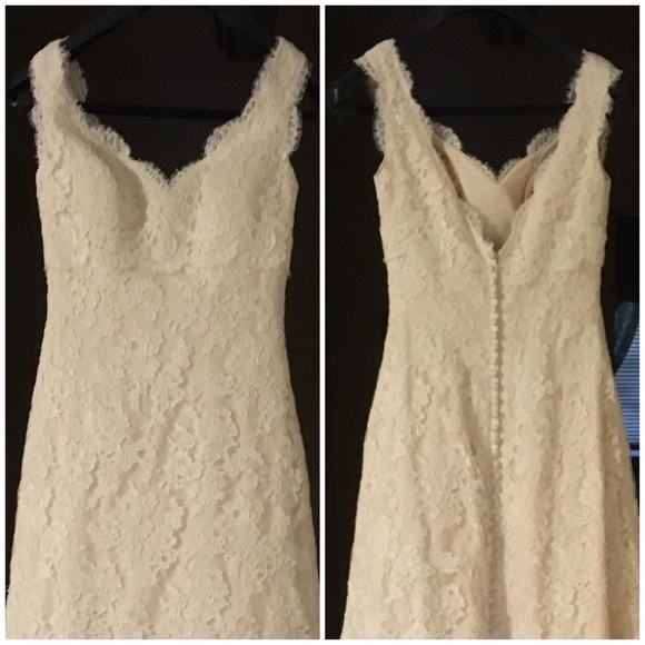 Paloma Blanca Rosalyn Lace Bridal Gown - Picture 6 of 7